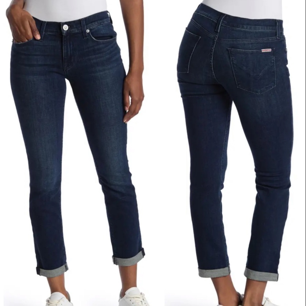 Hudson Krista Low Rise Straight Leg Cropped Jeans | 30